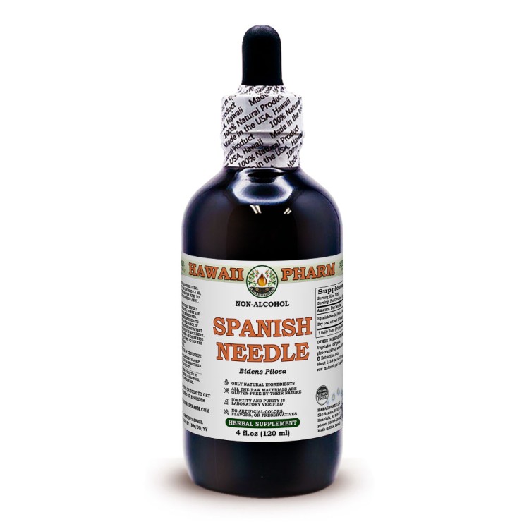 Spanish Needle (Bidens Pilosa) Tincture, Dried Leaf ALCOHOLFREE Liquid