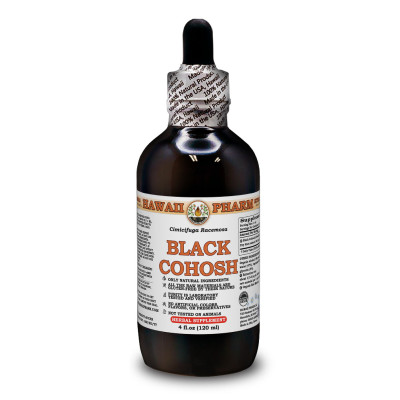 Black Cohosh Liquid Extract, Organic Black Cohosh (Cimicifuga Racemosa) Dried Root Tincture