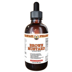 Brown Mustard (Brassica Nigra) Tincture, Certified Organic Dried Seed Liquid Extract
