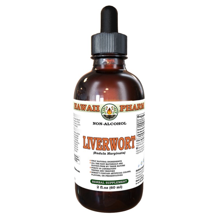 Liverwort (Radula Marginata) Tincture, Dried Herb ALCOHOLFREE Liquid Extract