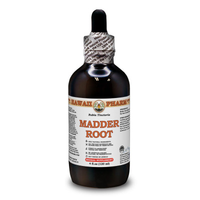 Madder Root Liquid Extract, Madder Root (Rubia Tinctoria) Dried Root Tincture