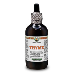 Thyme Alcohol-FREE Liquid Extract, Organic Thyme (Thymus Vulgaris) Dried Leaf Glycerite