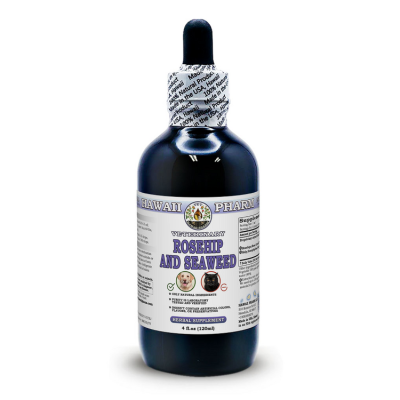 Rosehip And Seaweed, Veterinary Natural Alcohol-FREE Liquid Extract, Pet Herbal Supplement