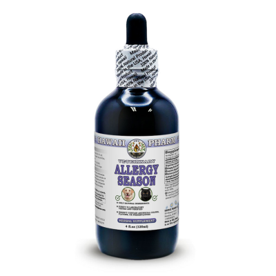 Allergy Season, Veterinary Natural Alcohol-FREE Liquid Extract, Pet Herbal Supplement