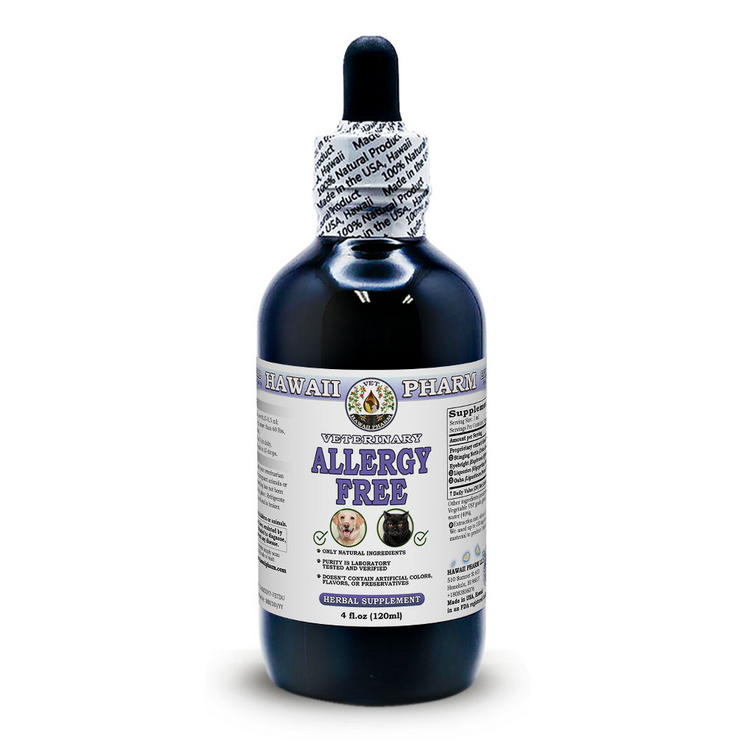 Allergy Free, Veterinary Natural AlcoholFREE Liquid Extract, Pet
