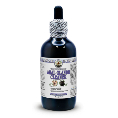 Anal Glands Cleaner, Veterinary Natural Alcohol-FREE Liquid Extract, Pet Herbal Supplement