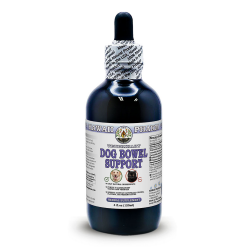 Dog Bowel Support, Veterinary Natural Alcohol-FREE Liquid Extract, Pet Herbal Supplement