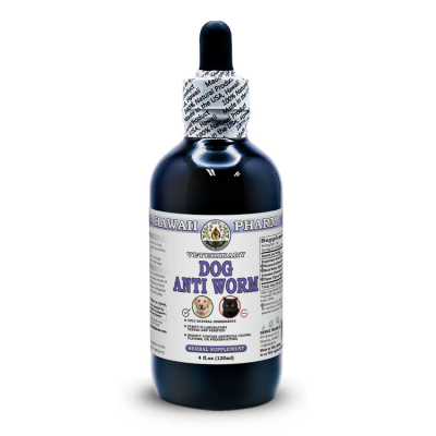 Dog Anti Worm, Veterinary Natural Alcohol-FREE Liquid Extract, Pet Herbal Supplement