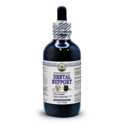 Dental Support, Veterinary Natural Alcohol-FREE Liquid Extract, Pet Herbal Supplement