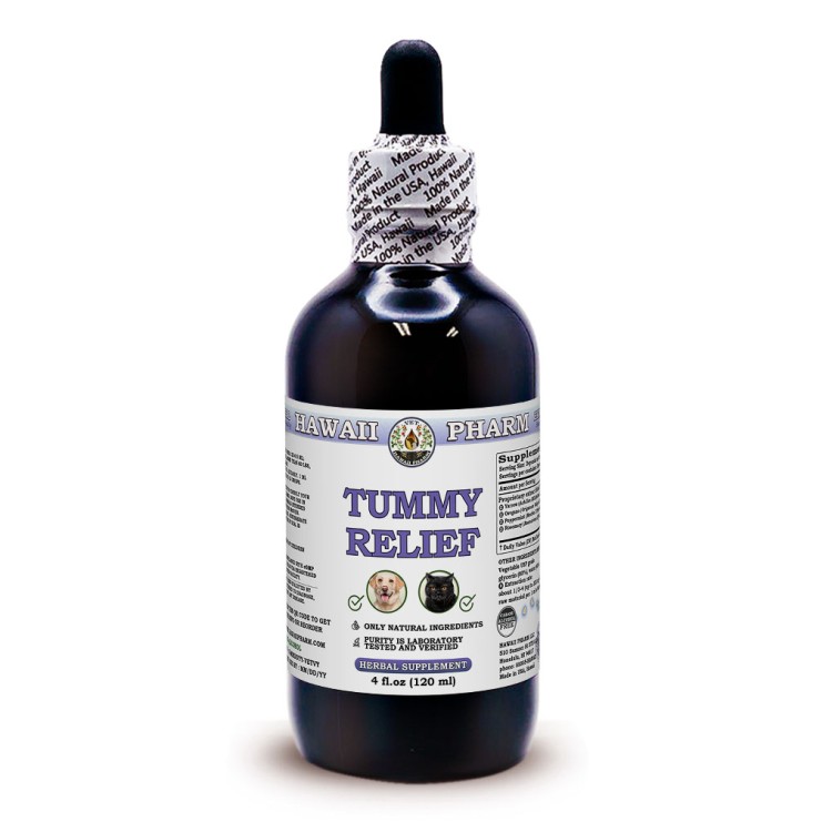 Tummy Relief, Veterinary Natural AlcoholFREE Liquid Extract, Pet