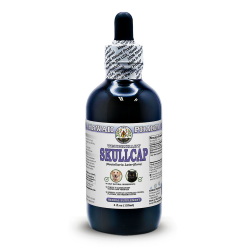 Skullcap (Scutellaria Lateriflora) Certified Organic Dried herb Veterinary Natural Alcohol-FREE Liquid Extract, Pet Herbal Supplement