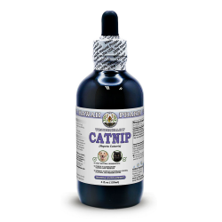 Catnip (Nepeta Cataria) Certified Organic Dried leaf and flower Veterinary Natural Alcohol-FREE Liquid Extract, Pet Herbal Supplement