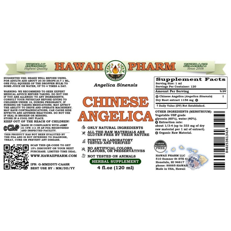 What Is Chinese Angelica Root Used For