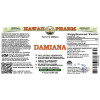 Damiana, Old Woman's Broom (Turnera Diffusa) Certified Organic Dried Leaf Liquid Extract, Glycerite Herbal Supplement