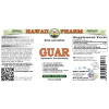 Guar (Cyamopsis Tetragonoloba) Tincture, Certified Organic Dried Gum Powder ALCOHOL-FREE Liquid Extract