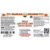 Wild Lettuce And Kava Kava Liquid Extract, Wild Lettuce herb, Kava Kava root Tincture Herbal Supplement