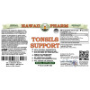 Tonsils Support Alcohol-FREE Herbal Liquid Extract, Hawthorn Dried Flower, Kudzu Dried Root, Arjuna Dried Root Glycerite