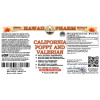 California Poppy and Valerian Liquid Extract, Organic California Poppy Dried Aerial Parts and Valerian Dried Root Tincture