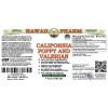 California Poppy and Valerian Alcohol-FREE Herbal Liquid Extract, Organic California Poppy and Valerian Root Glycerite