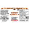 Heart Formula Liquid Extract, Rosehips, Hawthorn, Motherwort, Garlic, Lemon Balm, Turmeric Tincture Herbal Supplement